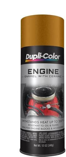 Your product will be shipped to its final destination to arrive in 2 business days or faster. Dupli-Color® DE1604 Gold Engine Enamel with Ceramic™ 12 oz ...