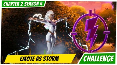 Fortnite Challenges Guide Emote As Storm At The Center Of The Eye Of