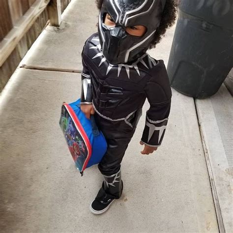 Black Panther Boys Costume For Kids Etsy
