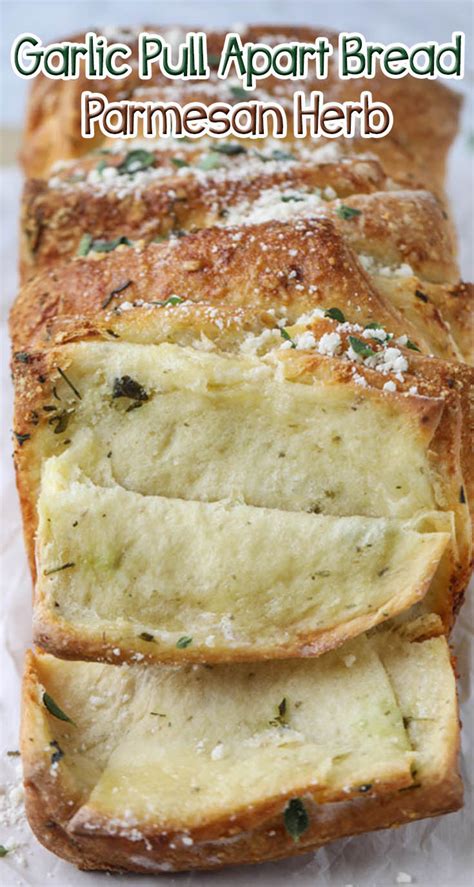 Garlic Pull Apart Bread Parmesan Herb