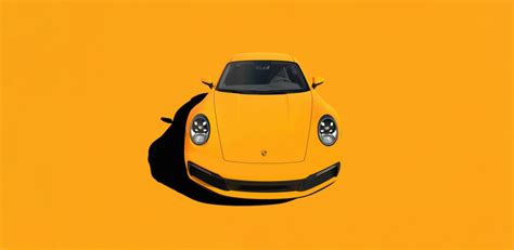 1024x500 Resolution Porsche 911 Minimal 1024x500 Resolution Wallpaper