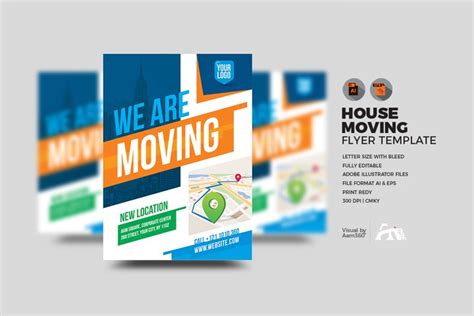 We Are Here Moving Announcement Flyer Template 372355 Flyers