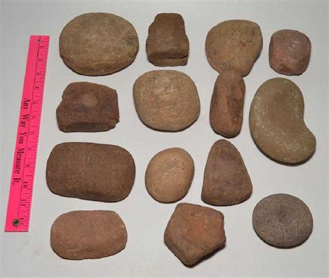 Native American Tools Hammer Nutting Stones