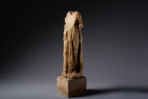 Unknown Roman Marble Statue Of A Draped Woman For Sale At 1stdibs