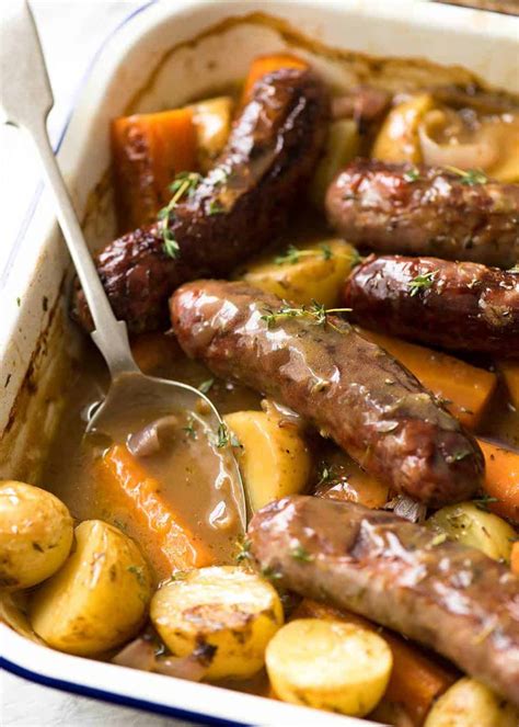 Sausage Bake With Potatoes And Gravy Simplymeal