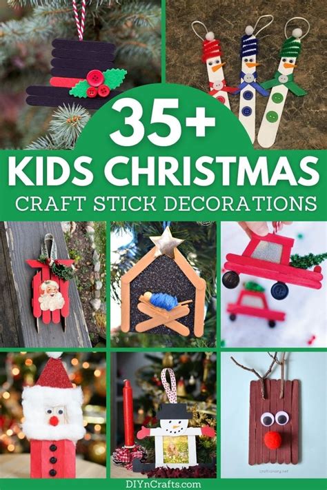 35 Adorable Christmas Craft Stick Projects For Kids Diy And Crafts