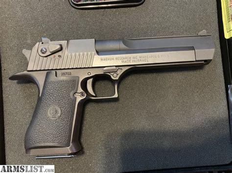 Armslist For Sale Imi Desert Eagle In 44 Mag With Ammo