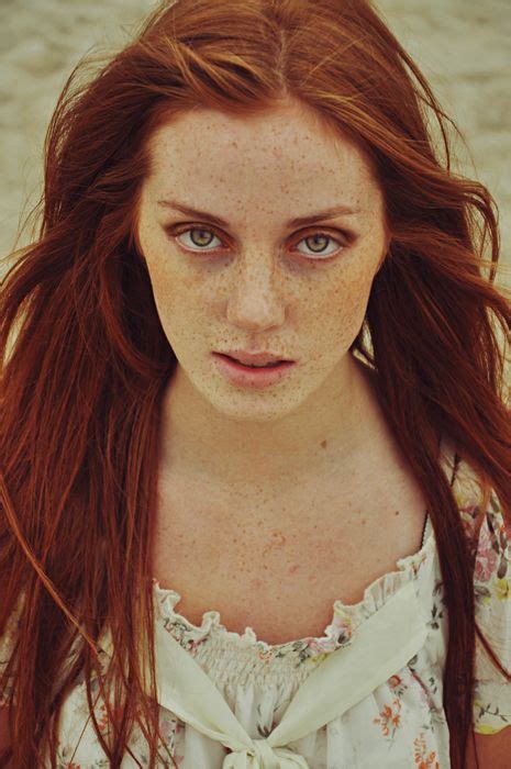 A Girl Made Of Fire ~ Mirjam Johanna Loddes By Siiri Kumari Beautiful Freckles Gorgeous Eyes