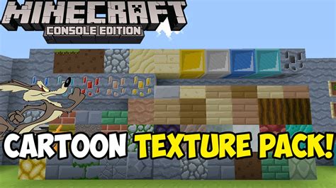 Minecraft Xbox And Ps3 New Cartoon Texture Pack Showcase