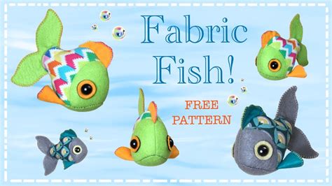 How To Sew A Fabric Fish Free Pattern Full Tutorial With Lisa Pay