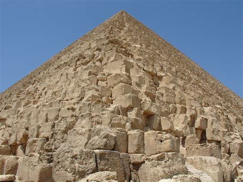 Filegreat Pyramid Of Giza Edge Wikimedia Commons