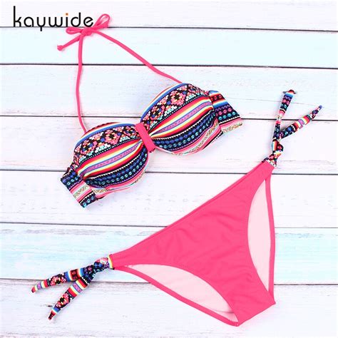 Kaywide Sexy Bikini Summer Print 2018 Women Two Piece Bikinis Swimming