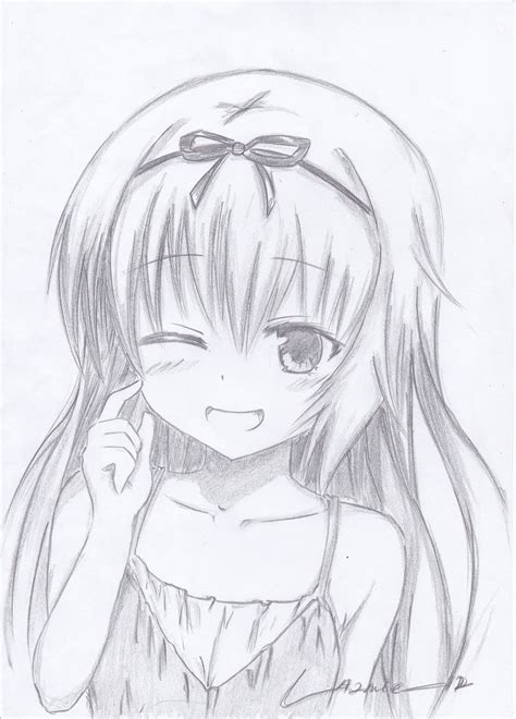 Cute Drawings Anime Easy Simple Sketching By Khai90 On Deviantart