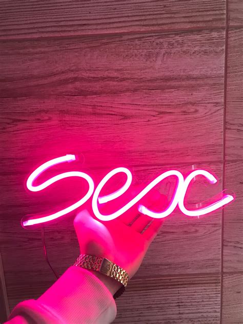 Sex Neon Sign Sex Sign Custom Neon Wall Signs Home Decor Etsy