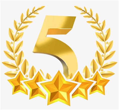 Five Out Of Five Stars Png The Icon Is Available In These Formats