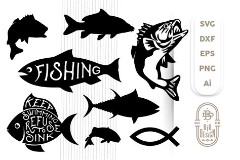 Finding Fish Set Svg Clipart Cut Files Silhouette Cameo Svg For Cricut