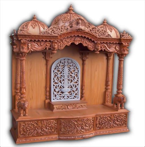 8 Images Wooden Pooja Mandir Designs For Home In Bangalore And