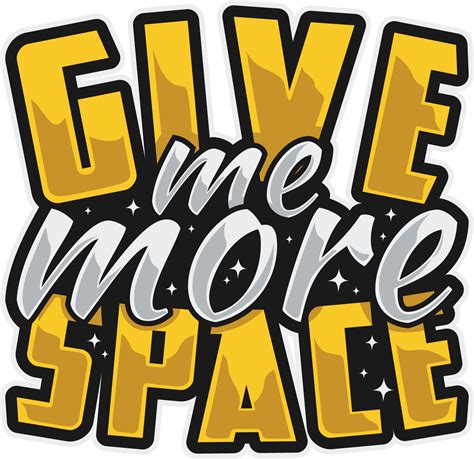 Give Me More Space Astronaut And Space Typography Quote Design