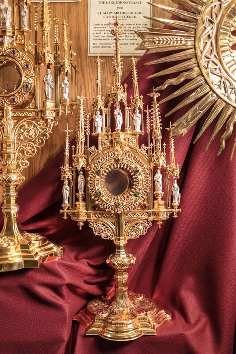 Vessels Of Veneration Exhibit Features Monstrances Todays Catholic