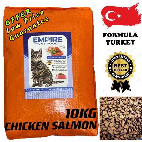 Empire Premium Makanan Kucing 10kg Dewasa Dan Kitten Ayam Salmon Cat
