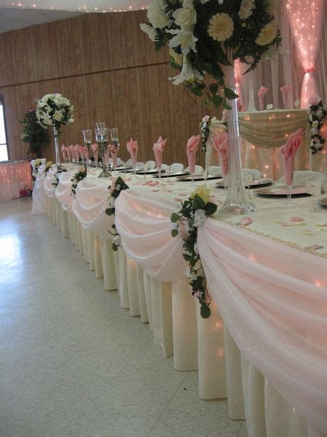Bridal Party Table Decor Bridal Party Tables Head Table Wedding Diy