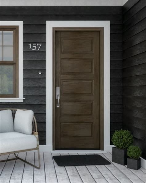 ― mandy hale, the single woman: 5 Raised Panel Solid Mahogany Exterior or Interior Single Door in 2020 | Exterior house paint ...