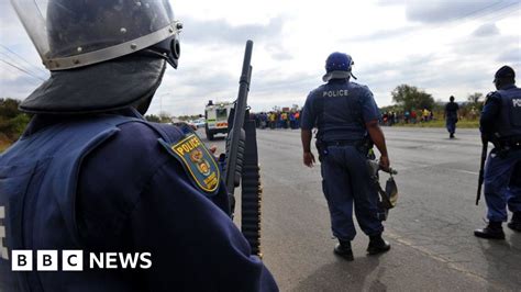 South Africa Police Station Raid Seven Suspects Shot Dead