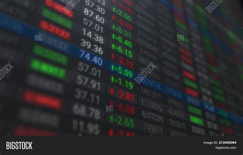 3d Render Stock Market Image And Photo Free Trial Bigstock
