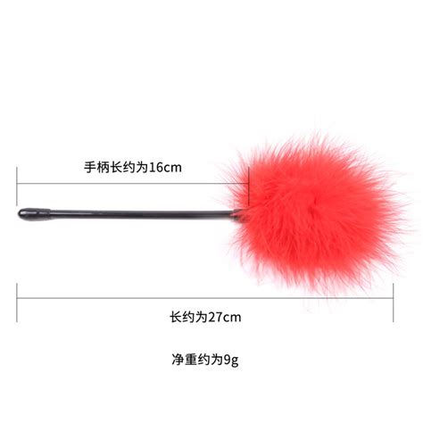 Flirtation Feather Sex Toy Feather Teasing Stick Fun Stick Multicolor Foreplay Sex Toy For