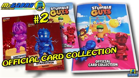 unboxing nuove card di stumble guys n 2 stumble guys official card collection diramix youtube