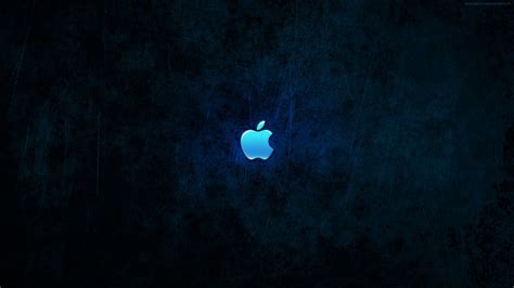 Obrázky na plochu x px jablko Modrá tmavá iMac inc logos gumák x