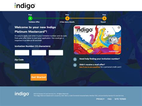 Indigo apply personal invitation number. www.indigoapply.com - Apply for Pre-Approved Indigo ...