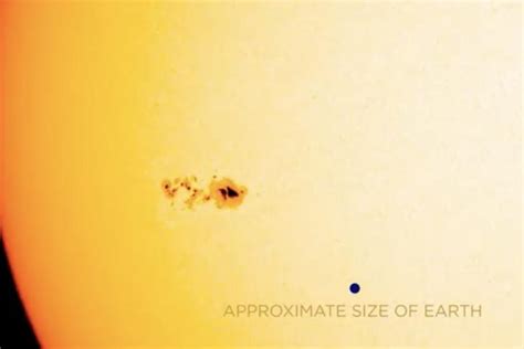 Nasas Solar Dynamics Observatory Sees Sunspot Turn Toward Earth