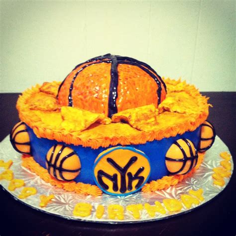 Ny Knicks Birthday Cake Cake Cupcake Cakes Birthday Cake
