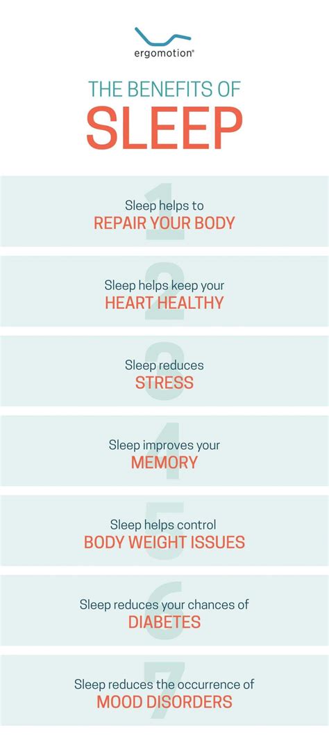 Ergomotion 7 Benefits Of Sleep