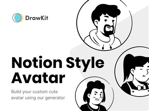 Notion Style Avatar Creator Drawkit