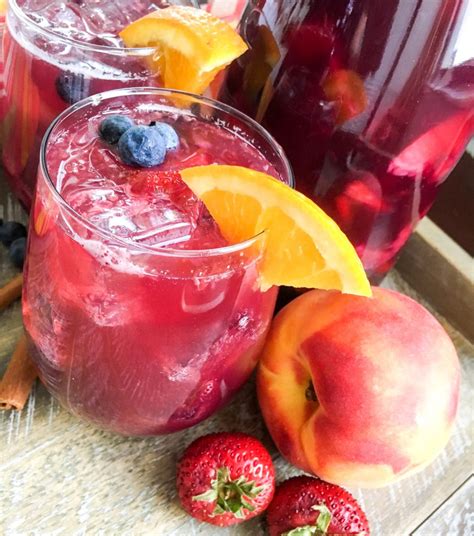 Weight Watchers Recipes Sparkling Berry Peach Sangria Our Wabisabi Life