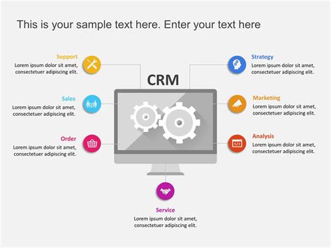 Crm Marketing Strategy 1 Powerpoint Template Slideuplift