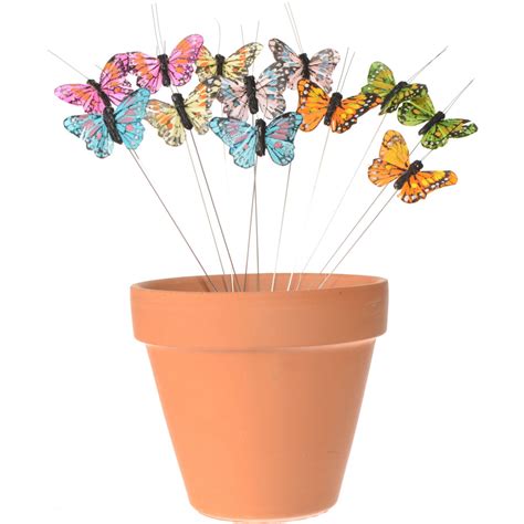 2 Multicolor Butterfly Picks 12 Mb954599
