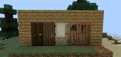 I can not craft with vanilla oak tree planks at all edit: Doors Mod | Minecraft PE Mods & Addons