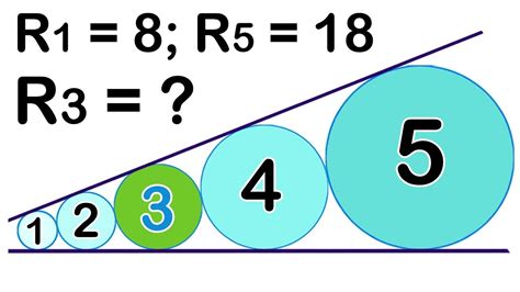 Find The Radius Of The Third Circle Geometry Challenge Math Olympiad