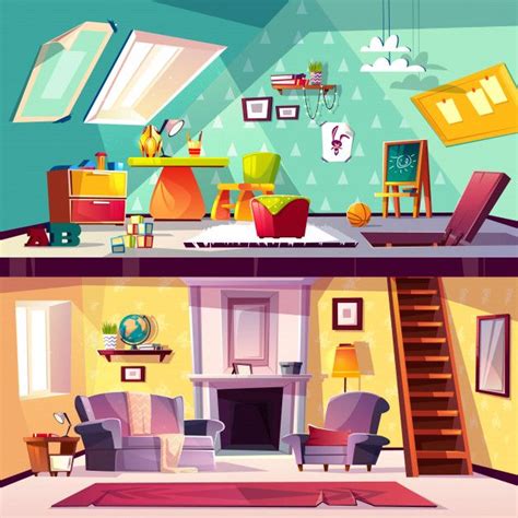 Illustration Living Room Background Cartoon The Top Resource Duwikw