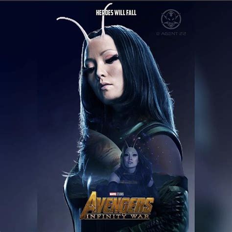 Póster Vengadores Infinity War 2018 Mantis Infinity War