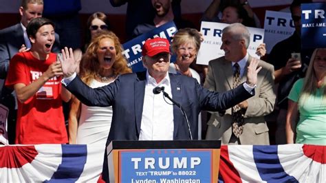 Republican Presidential Candidate Donald Trump Speaks At A Rally
