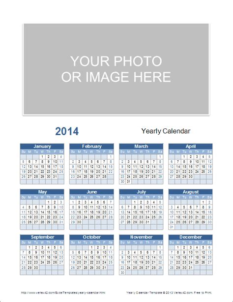 Yearly Calendar Template For 2023 And Beyond