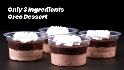 only 3 ingredients oreo dessert oreo no bake dessert how to make