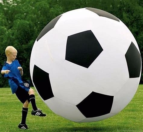 Giant Inflatable Soccer Ball Gigantic 6 Foot Tall Soccer Ball Super Fun