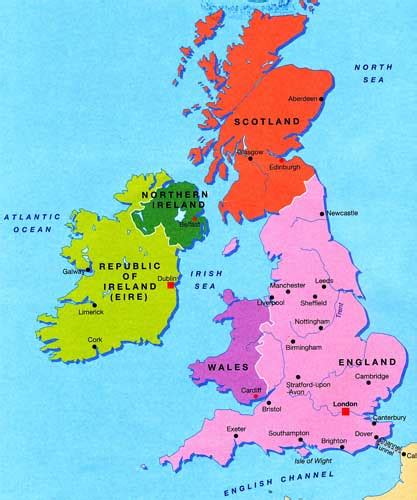Map Of England Ireland Scotland Afp Cv
