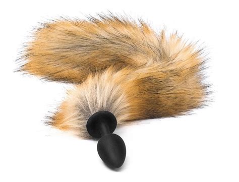 Butt Plug Fox Tail Silicone Anal Plug Sex Toy Adult Cosplay Meses Sin