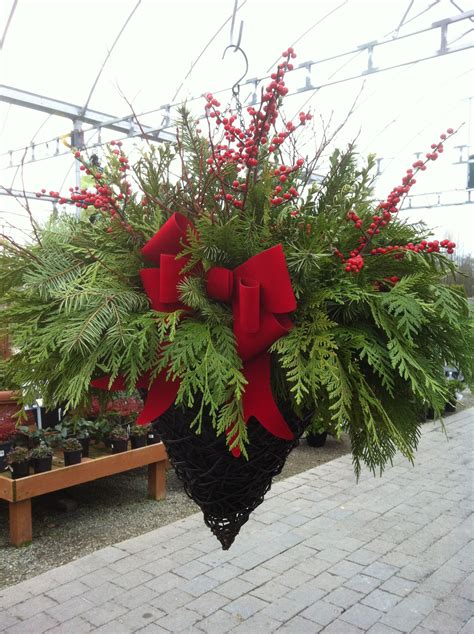 Divine Evergreens For Hanging Baskets Artificial Plants Balcony